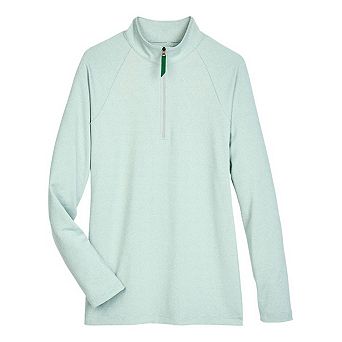 Devon & Jones Women's CrownLux PerformanceClubhouse Micro-e Quarter-Zip Pullover