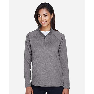 Devon & Jones Women's Stretch Tech-Shell Compass Quarter-Zip Pullover