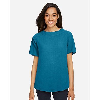 Devon & Jones Women's Perfect Fit Boat Neck Blouse