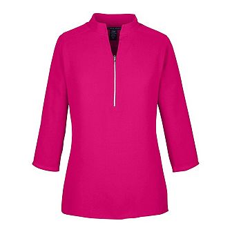 Devon & Jones Women's Perfect Fit Three-Quarter Sleeve Crepe Tunic