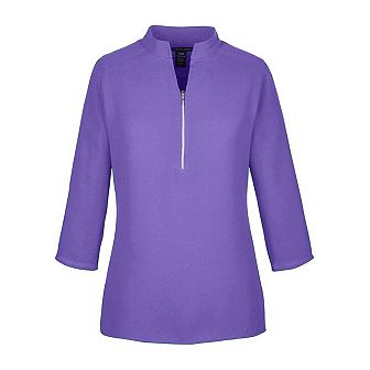 Devon & Jones Women's Perfect Fit Three-Quarter Sleeve Crepe Tunic