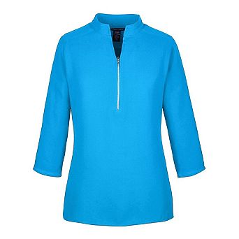 Devon & Jones Women's Perfect Fit Three-Quarter Sleeve Crepe Tunic