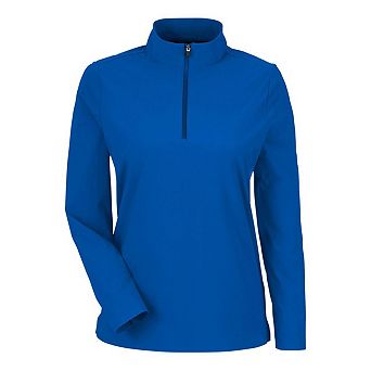 Devon & Jones Women's CrownLux Performance Windsor Welded Quarter-Zip Pullover