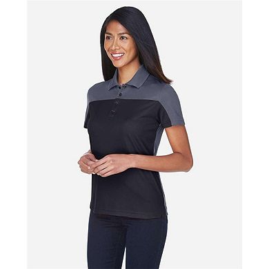 CORE365 Women's Balance Colorblock Performance Piqu Polo