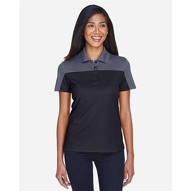 CORE365 Women's Balance Colorblock Performance Piqu Polo