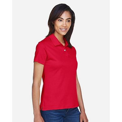 Devon & Jones Women's Pima-Tech Jet Piqu Polo