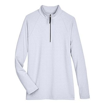 Devon & Jones Women's CrownLux PerformanceClubhouse Micro-e Quarter-Zip Pullover