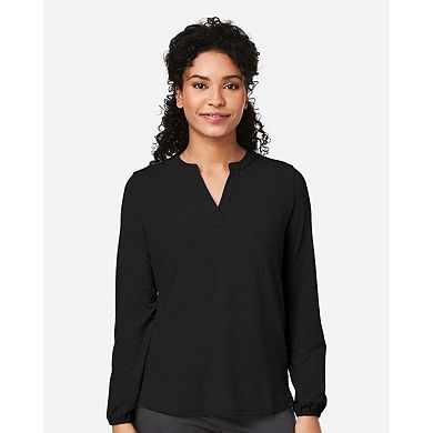 Devon & Jones Women's Raleigh Half-Placket Knit Top