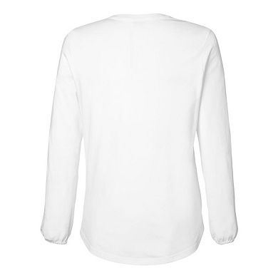 Devon & Jones Women's Raleigh Half-Placket Knit Top