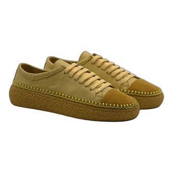 Women's Colorful Leather Sneakers - Great for the Office, Casual Days (Aimee Style)