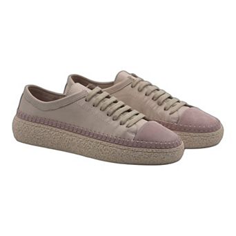 Women's Colorful Leather Sneakers - Great for the Office, Casual Days (Aimee Style)