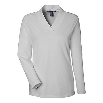 Devon & Jones Women's Raleigh Shawl Collar Knit Top