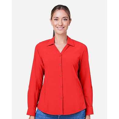 CORE365 Women's Ultra UVP Long Sleeve Marina Shirt