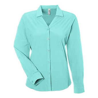 CORE365 Women's Ultra UVP Long Sleeve Marina Shirt