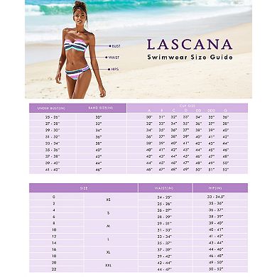 Lascana Women's Striped Loose Tankini Top