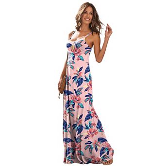 Lascana Women's Tie Back Maxi Dress