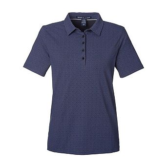 Devon & Jones Women's Crownlux Performance Geo Polo
