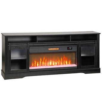 HOMCOM Modern Electric Fireplace TV Stand for TVs Up to 80 in