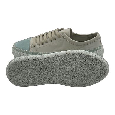Women's Colorful Leather Sneakers - Great for the Office, Casual Days (Aimee Style)