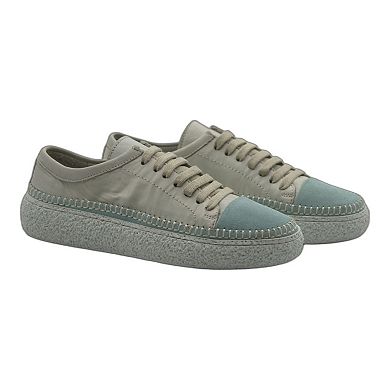 Women's Colorful Leather Sneakers - Great for the Office, Casual Days (Aimee Style)