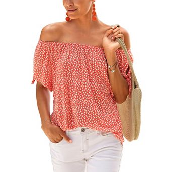 Lascana Women's Loose Cut Shoulder Tie Detail Top