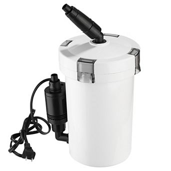 3-Stage External Canister Filter 105 GPH for 28 Gallon Aquarium Quiet & Easy Install