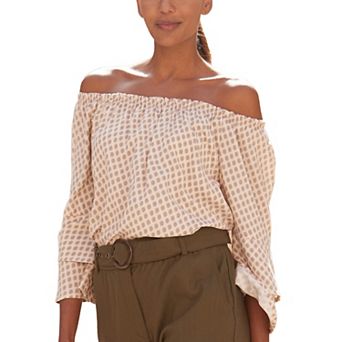 Lascana Women's Printed Off Shoulder Top
