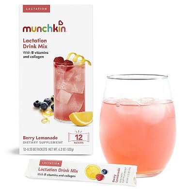Munchkin Lactation 12-pk. Drink Mix Berry Lemonade
