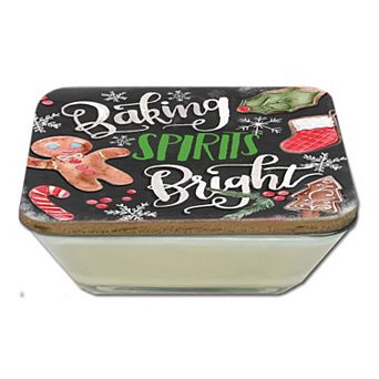 COURTSIDE MARKET Baking Spirits Bright Snickerdoodle Artboard Lid Candle