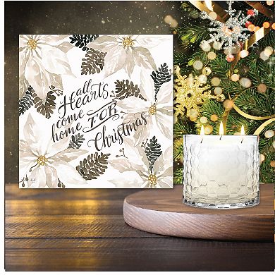 COURTSIDE MARKET Come Home Brown Sugar Vanilla Artboard & Candle Set of 2