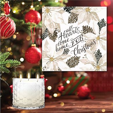 COURTSIDE MARKET Come Home Brown Sugar Vanilla Artboard & Candle Set of 2