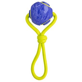 Outward Hound Fly Fetch Ball Tug Floating Rubber Dog Toy