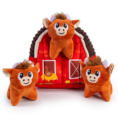 Outward Hound Hide-A-Cow Dog Puzzle Toy