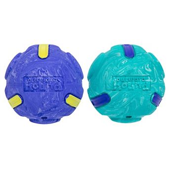 Outward Hound Fly Fetch Rubber Fetch Ball 2-Pack Dog Toy