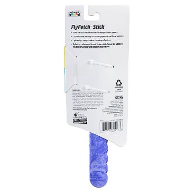 Outward Hound Fly Fetch Rubber Stick Dog Toy