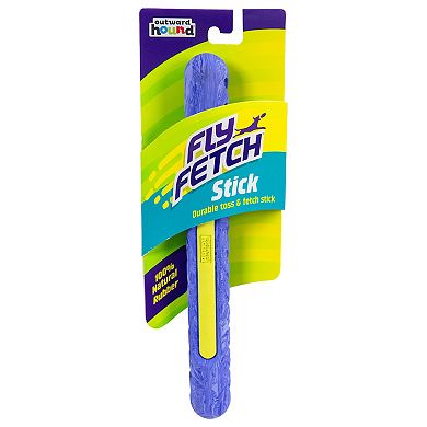 Outward Hound Fly Fetch Rubber Stick Dog Toy
