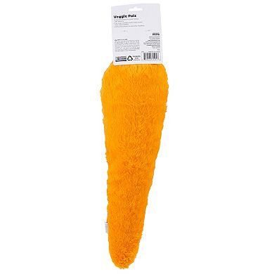 Outward Hound Extra Long Veggie Palz Carrot Plush Pet Toy