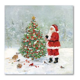 COURTSIDE MARKET Sanctuary Wall Art & Evergreen 13.5-oz. Scented Candle Jar Set