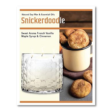 COURTSIDE MARKET Winter Spirit Wall Art & Snickerdoodle 13.5-oz. Scented Candle Jar Set