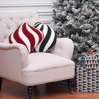 C&F Home Red Ornament Decorative Throw Pillow