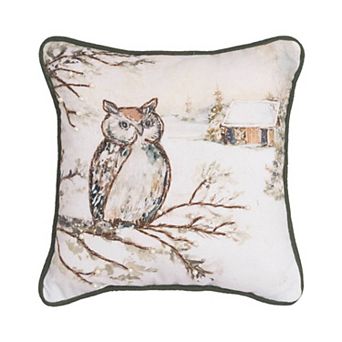 C&F Home Woodland Owl Decorative Throw Pillow