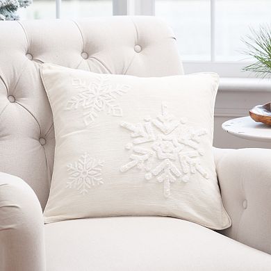 C&F Home Snowflakes Throw Pillow