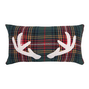C&F Home Lennox Antlers Christmas Throw Pillow