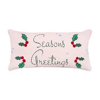C&F Home Seasons Greetings Christmas Throw Pillow