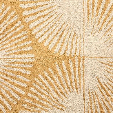 Nicole Miller New York Kendall Fluted Geo Handcrafted Wool Area Rug