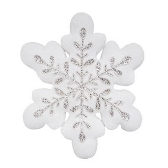 C&F Home Sparkle Snowflake Christmas Throw Pillow