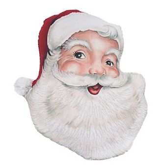 C&F Home Vintage Santa Claus Shaped Christmas Throw Pillow
