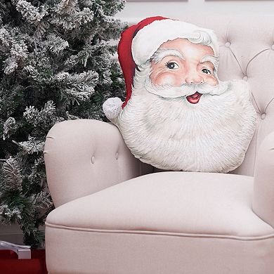 C&F Home Vintage Santa Claus Shaped Christmas Throw Pillow