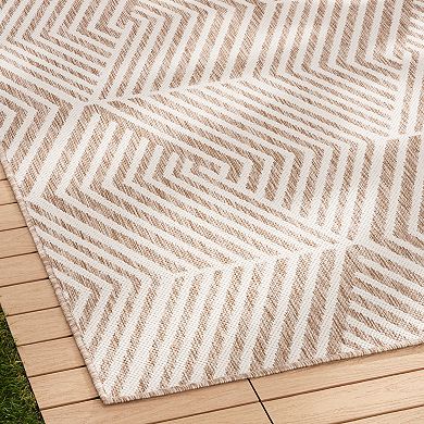 Nicole Miller New York Geometric Indoor / Outdoor Area Rug