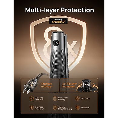 DREO 30-Inch Ceramic Convection Tower Heater